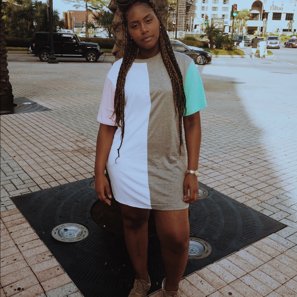 Multicolored dress